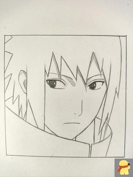 火影忍者怎么画佐助[图2]