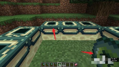 我的世界手机版末影门怎么做